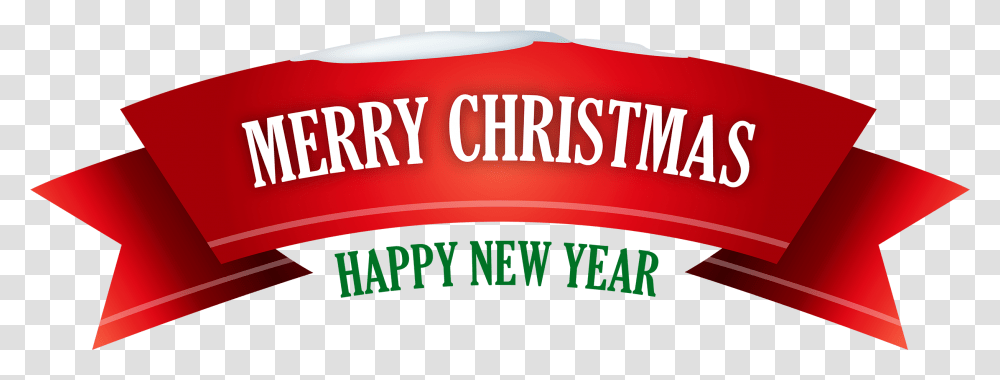 Merry Christmas And Happy New Year Text, Logo, Label, Beverage Transparent Png