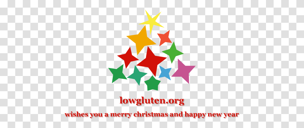 Merry Christmas And Happy New Year - Low Gluten In Beer Star, Poster, Advertisement, Symbol, Star Symbol Transparent Png