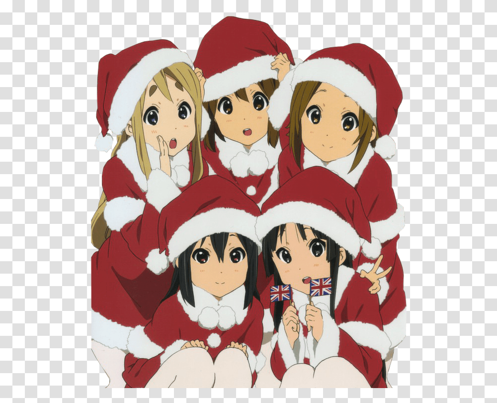 Merry Christmas Anime Girl, Person, People, Comics, Book Transparent Png