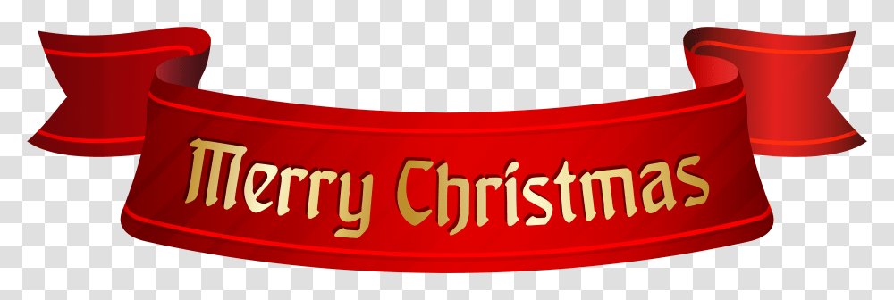 Merry Christmas Banner Flag, Label, Meal Transparent Png