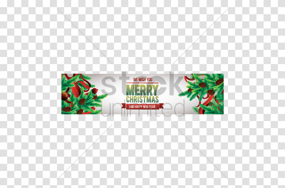 Merry Christmas Banner Vector Image, Incense, Paper, Label Transparent Png