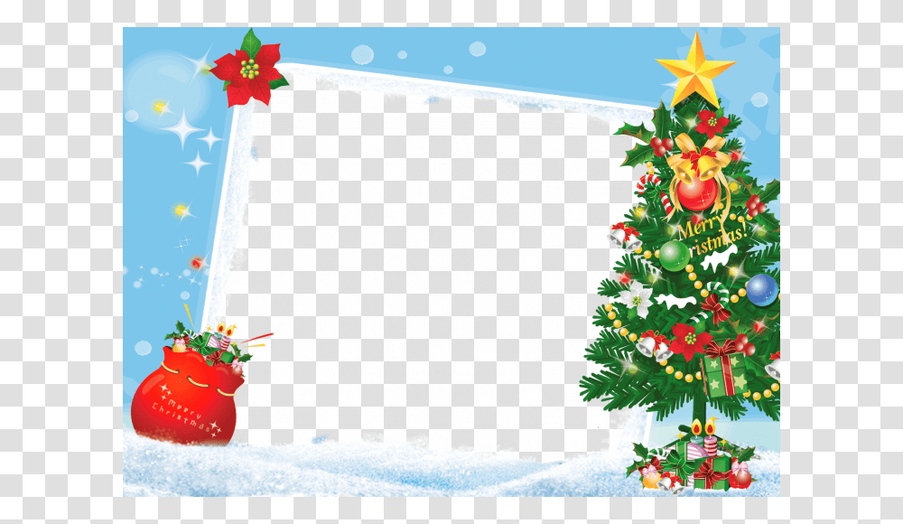 Merry Christmas Border, Tree, Plant, Christmas Tree, Ornament Transparent Png