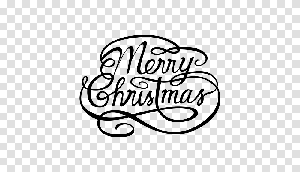 Merry Christmas Calligraphic Logo, Calligraphy, Handwriting, Label Transparent Png