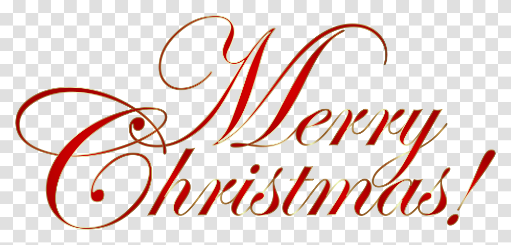 Merry Christmas Clipart, Calligraphy, Handwriting, Label Transparent Png