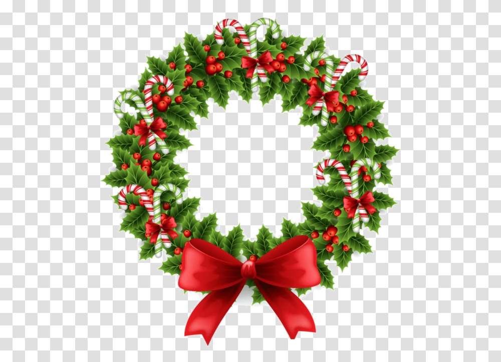 Merry Christmas Clipart Wreath Christmas Wreath Vector, Green Transparent Png