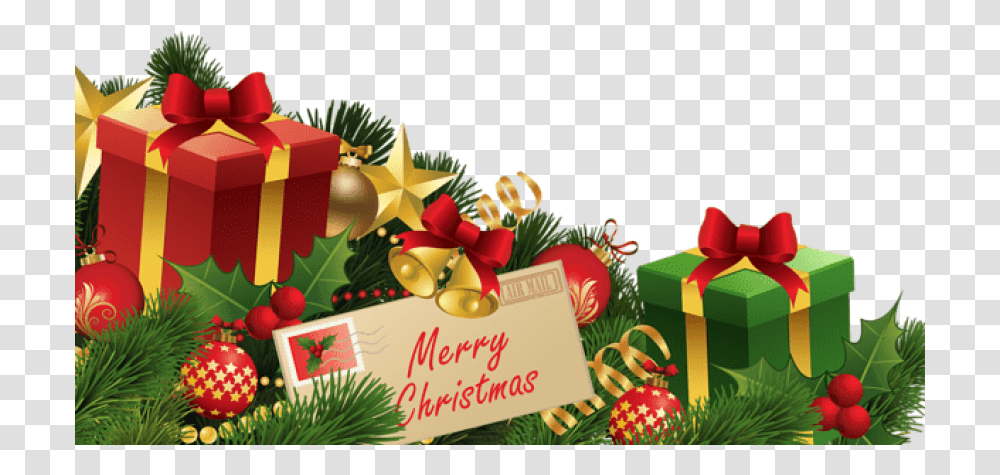 Merry Christmas Decoration Christmas Frame, Gift, Tree, Plant, Birthday Cake Transparent Png