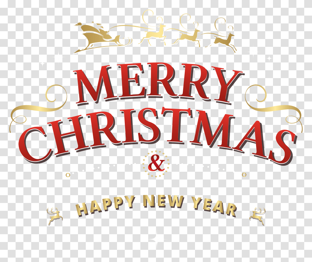 Merry Christmas Font, Flyer, Poster, Paper Transparent Png