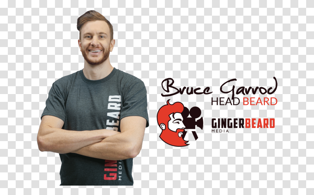 Merry Christmas From Gingerbeard Media 2019 - Beard, Clothing, Apparel, Person, Human Transparent Png