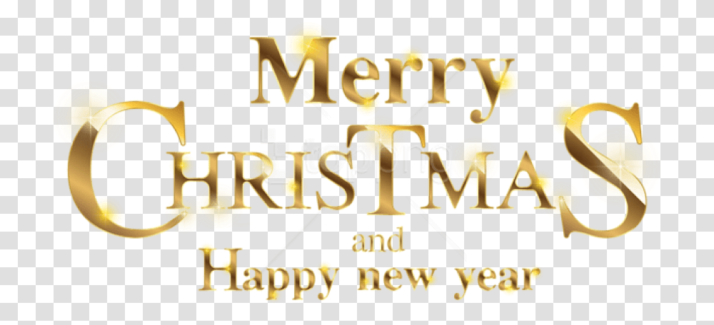 Merry Christmas Gold Gold Foil Merry Christmas Gold, Text, Label, Alphabet, Number Transparent Png