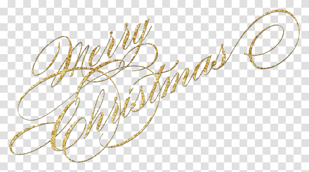 Merry Christmas Gold, Calligraphy, Handwriting, Insect Transparent Png