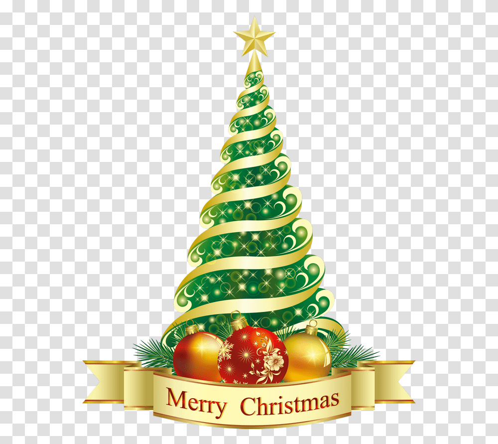 Merry Christmas Green Tree Clipart Merry Christmas Images Tree, Plant, Ornament, Christmas Tree, Wedding Cake Transparent Png