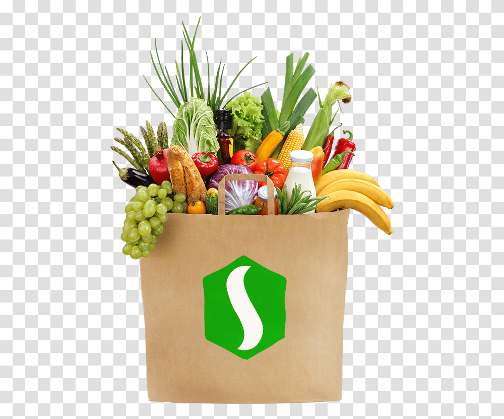 Merry Christmas Healthy Food, Plant, Bag, Shopping Bag, Fruit Transparent Png