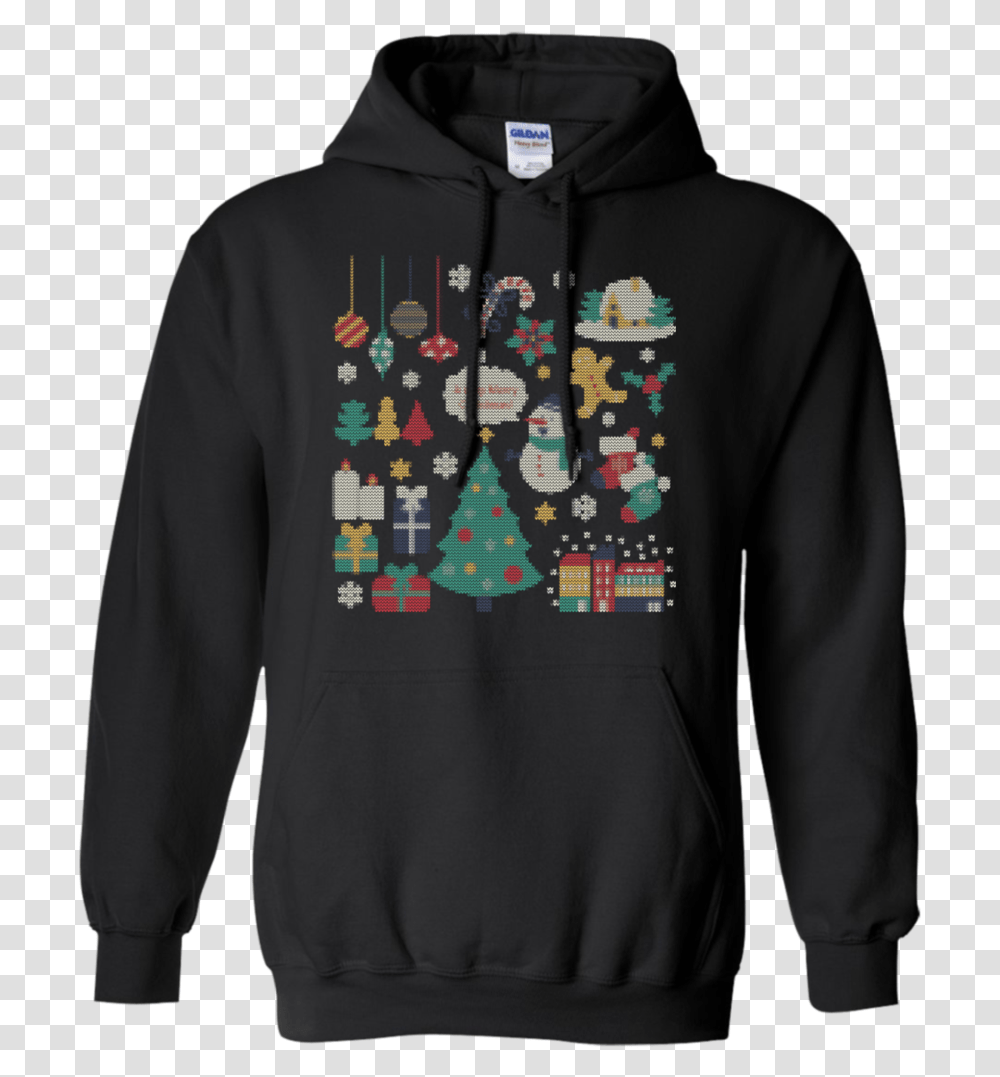 Merry Christmas Icon Funny Cute Ugly Pullover Lego Black Knights T Shirt, Clothing, Apparel, Sweatshirt, Sweater Transparent Png