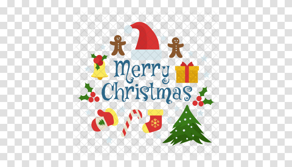 Merry Christmas Icon Of Flat Style Merry Christmas Icon, Symbol, Text, Recycling Symbol, Number Transparent Png