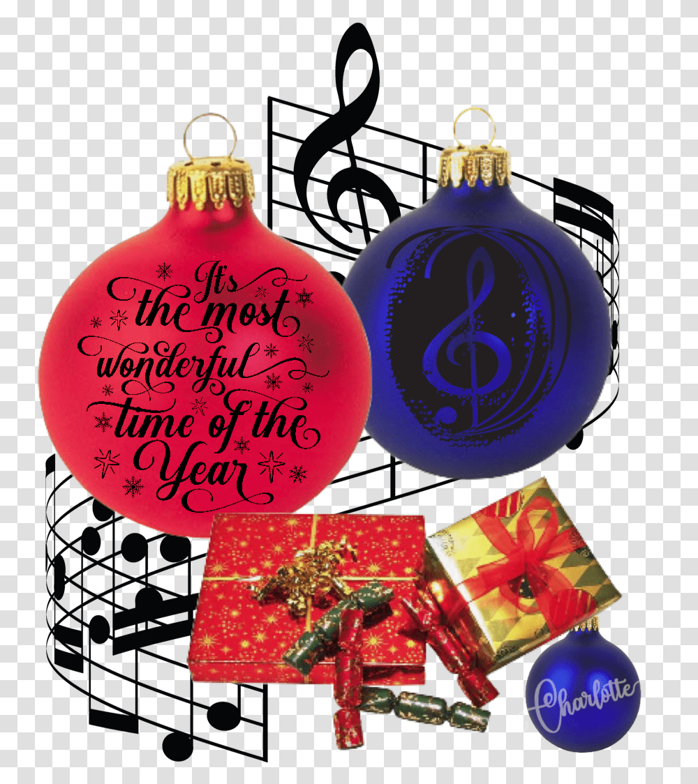 Merry Christmas Image File Note De Musique Tourbillon, Ornament, Bottle, Lamp, Girl Transparent Png