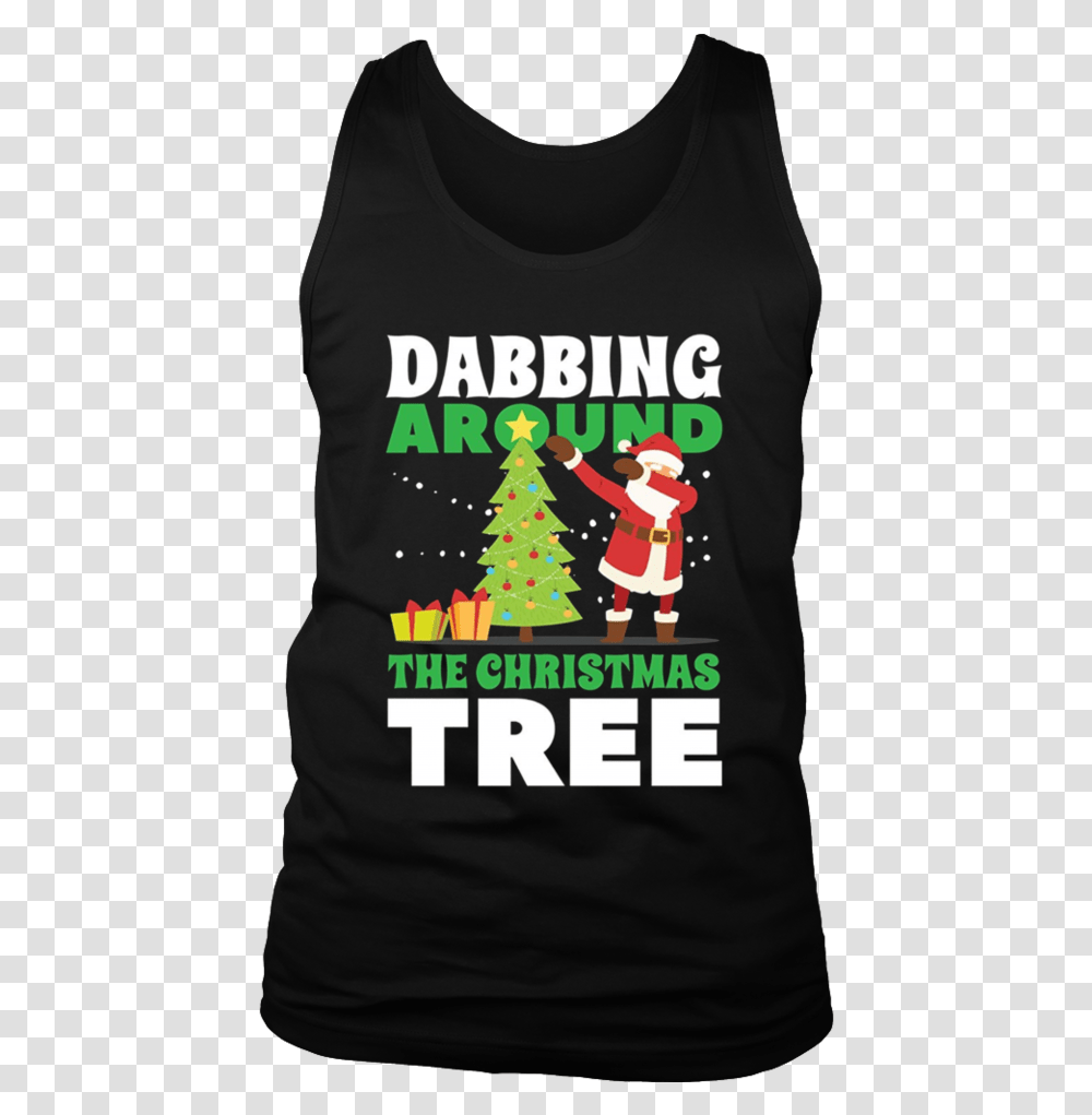 Merry Christmas Kris Kringle Dabbing Santa Suit T Shirt Active Tank, Tree, Plant, Pillow Transparent Png