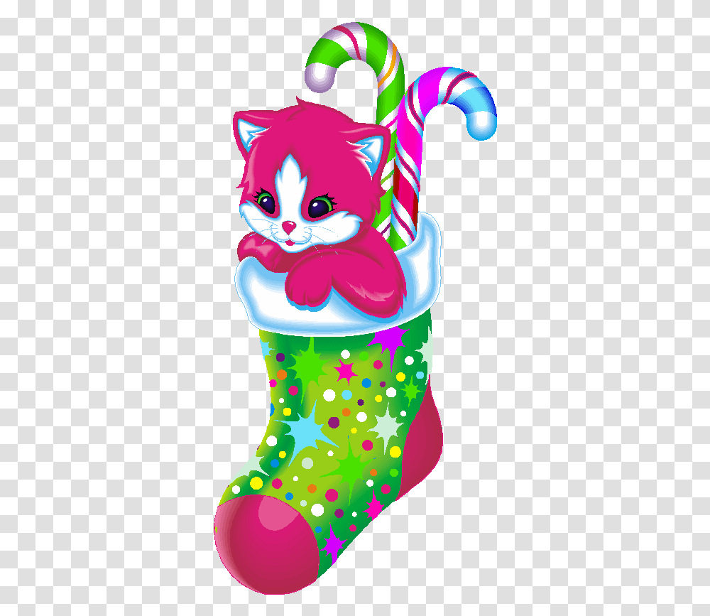 Merry Christmas Lisa Frank Clipart Merry Christmas Lisa Frank, Stocking, Christmas Stocking Transparent Png