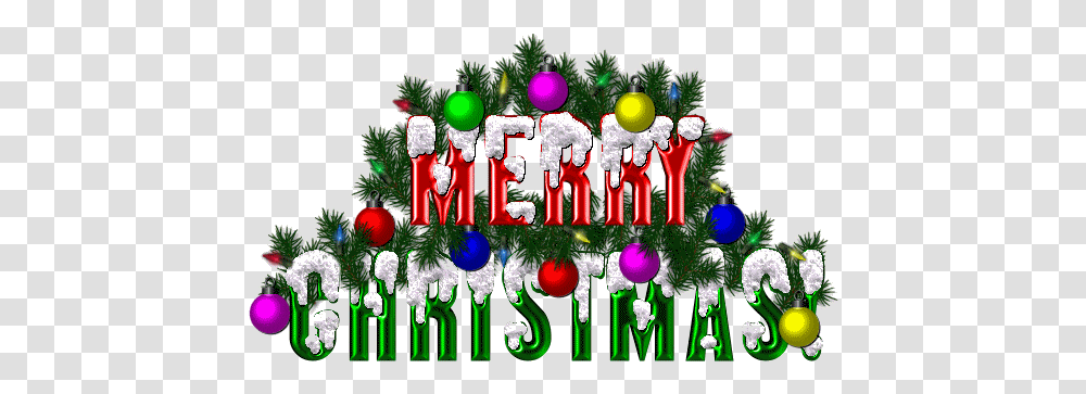 Merry Christmas Picture Arts Animated Clipart Merry Christmas, Tree, Plant, Christmas Tree, Ornament Transparent Png