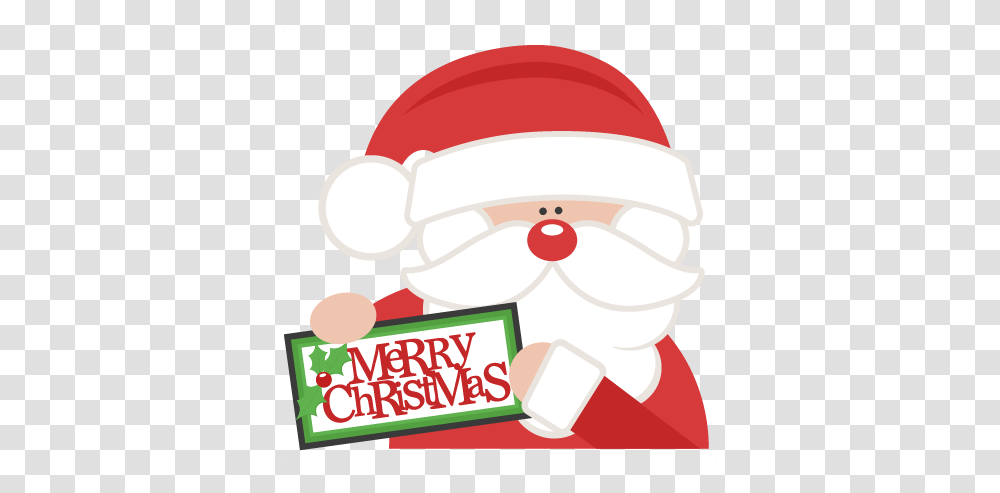 Merry Christmas Santa Svg Scrapbook Cut File Cute Clipart Cute Merry Christmas Free, Helmet, Clothing, Apparel, Outdoors Transparent Png