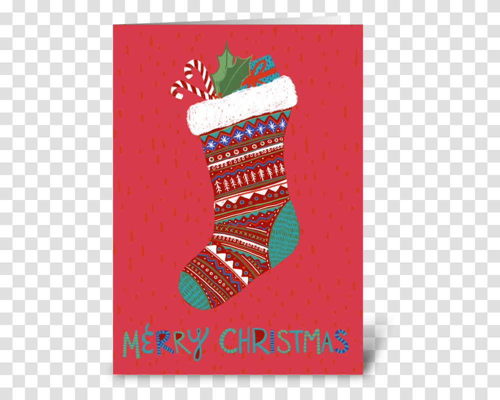 Merry Christmas Stocking Greeting Card Vegetable Farfalle, Gift, Poster, Advertisement Transparent Png