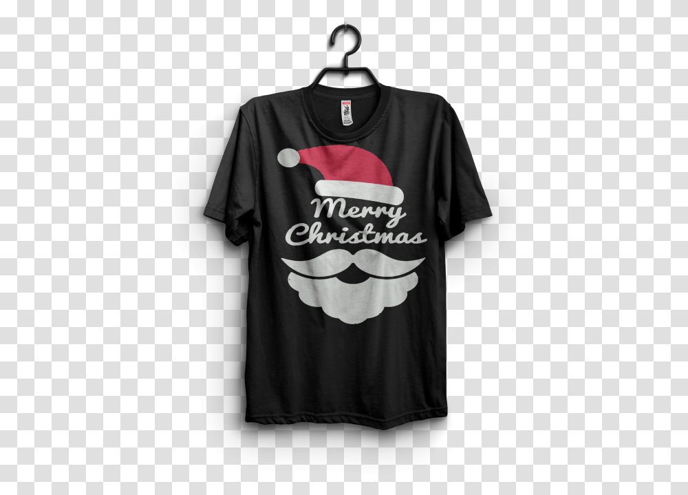 Merry Christmas T Shirt Design, Apparel, T-Shirt, Sleeve Transparent Png