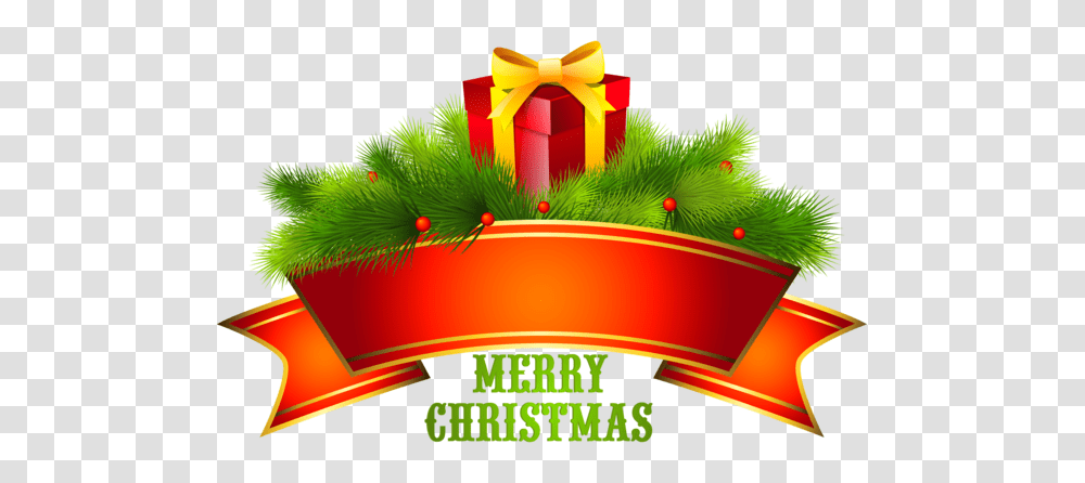 Merry Christmas Text Decor Clipar, Tree, Plant, Gift Transparent Png