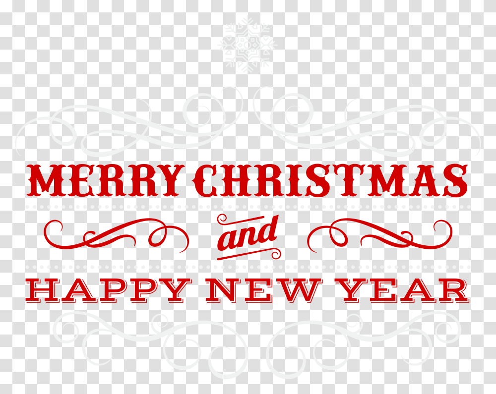 Merry Christmas Text, Floral Design, Pattern Transparent Png
