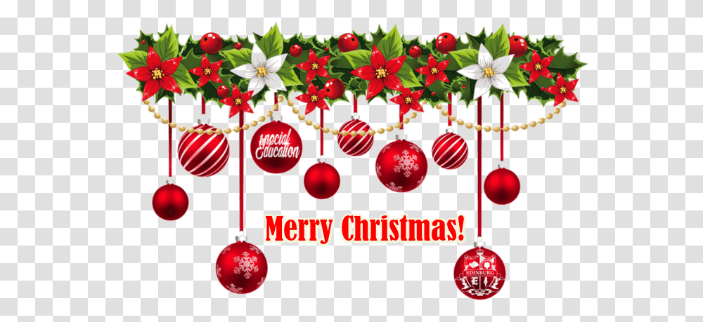 Merry Christmas Text Image Christmas Garland Background, Mail, Envelope Transparent Png
