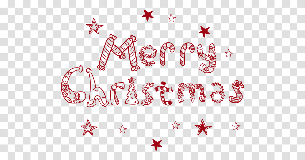 Merry Christmas, Alphabet, Star Symbol Transparent Png