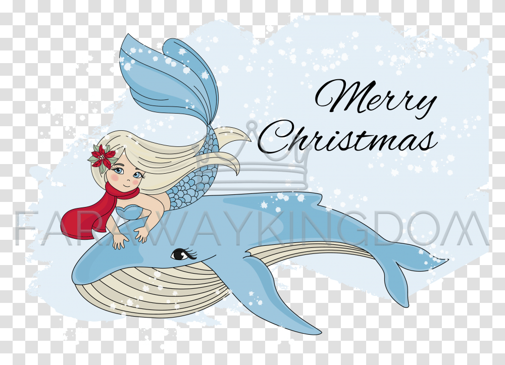 Merry Christmas Vacation Mermaid Vector Illustration Set Vector Graphics, Art, Animal, Reptile, Crocodile Transparent Png