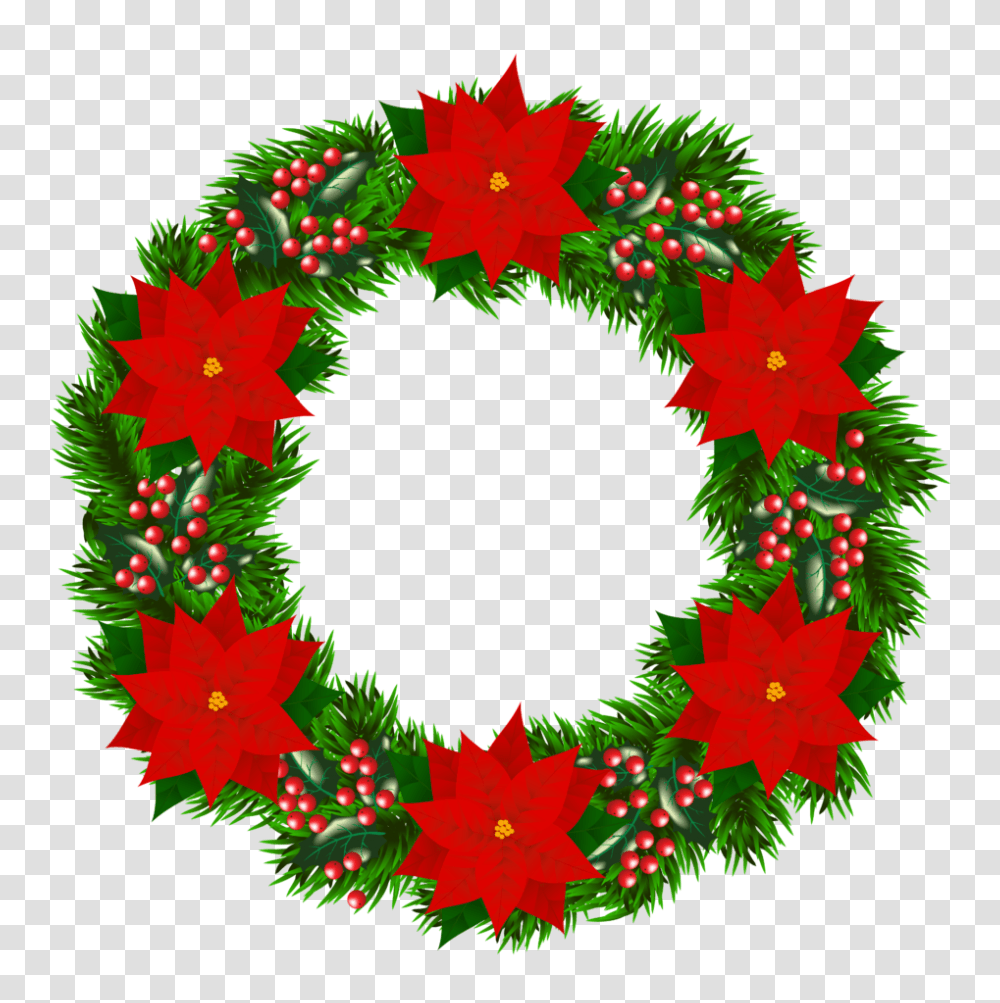 Merry Christmas Wreath Clipart Transparent Png