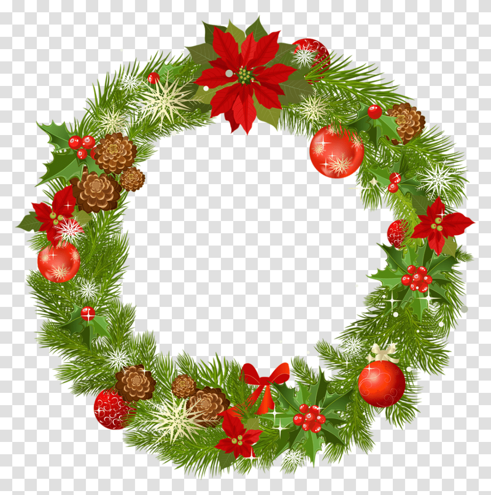 Merry Christmas Wreath Transparent Png