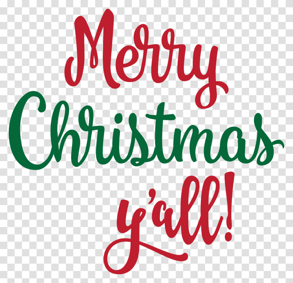 Merry Christmas Yall Svg, Calligraphy, Handwriting, Alphabet Transparent Png