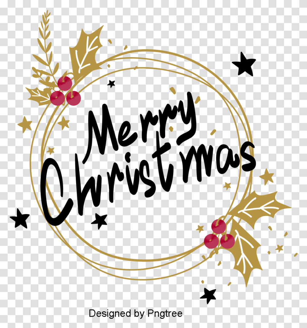 Merry Clipart Simple Simple Christmas, Floral Design, Pattern, Stencil Transparent Png