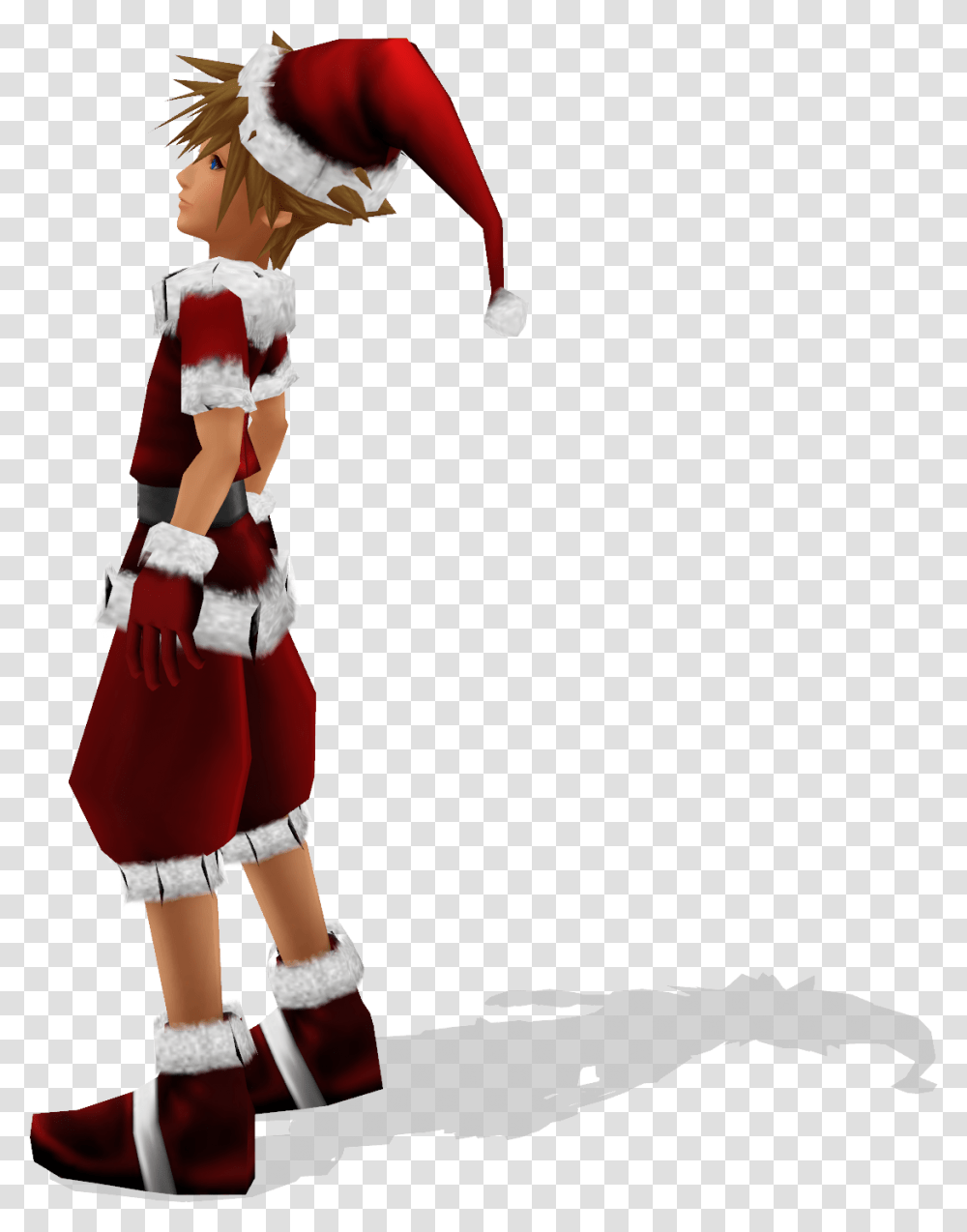 Merry Early Christmas From Sora Image Kingdom Hearts Fan Kingdom Hearts, Figurine, Person, People, Clothing Transparent Png