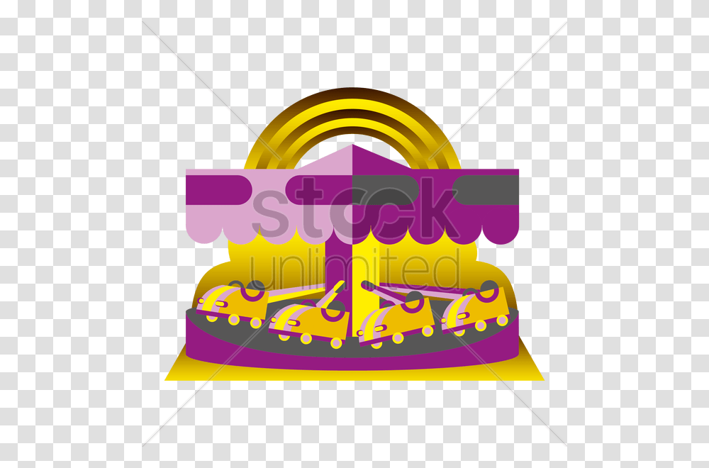 Merry Go Round Ride Vector Image, Leisure Activities Transparent Png