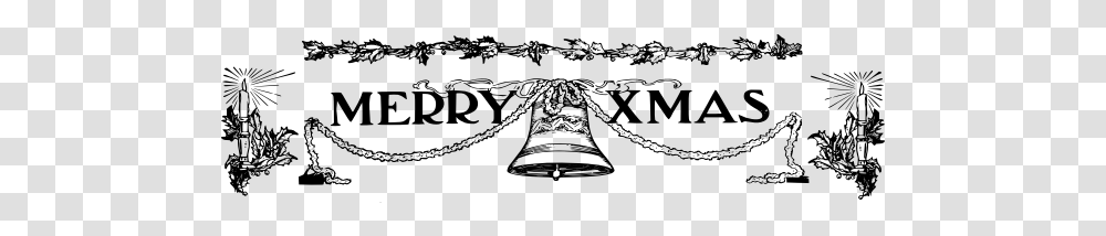 Merry X Mas Banner Vector Clip Art Merry Christmas Banner Clipart Black And White, Gray, World Of Warcraft, Halo Transparent Png