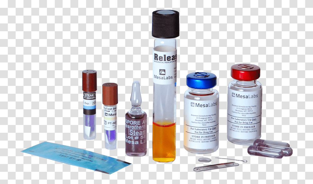 Mesa Labs Biological Indicators, Bottle, Cosmetics Transparent Png
