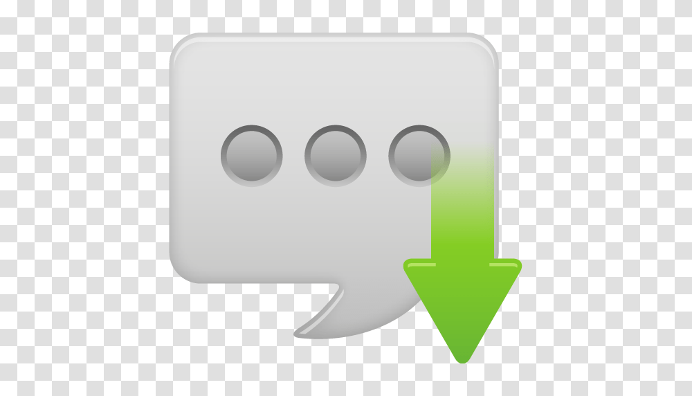 Message Bubble Received Icon Pretty Office Iconset Custom, Electronics, Disk, Switch Transparent Png