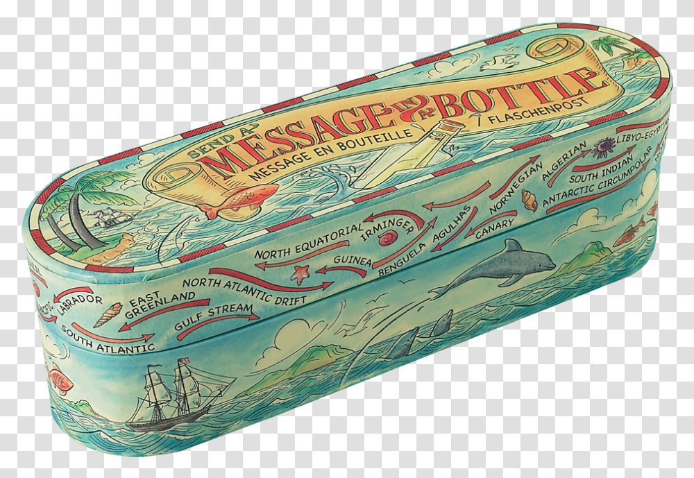 Message In A Bottle By Am Authentic Models Canoe, Incense, Label Transparent Png