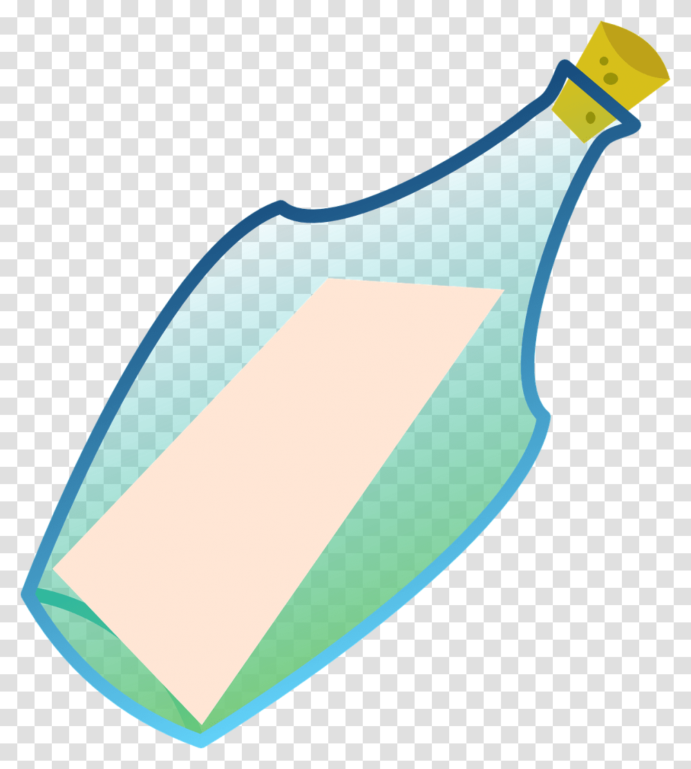 Message In A Bottle Clipart, Axe, Tool, Plectrum, First Aid Transparent Png