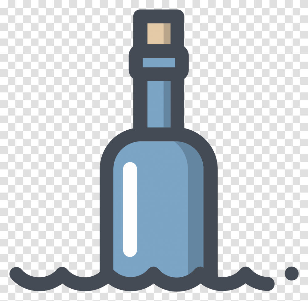 Message In Bottle Icon Message In A Bottle, Wine, Alcohol, Beverage, Drink Transparent Png