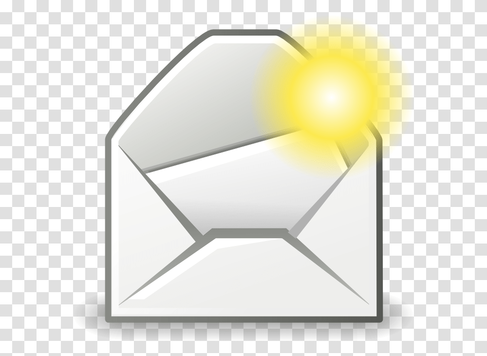 Message New Icon Download White Email, Lamp, Envelope, Airmail Transparent Png