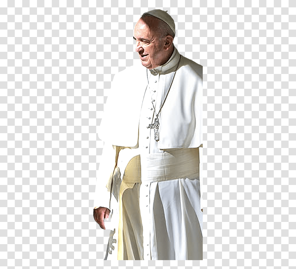 Message Of His Holiness Pope Francis For The 2018 World Day Of Prayer, Person, Linen, Home Decor Transparent Png