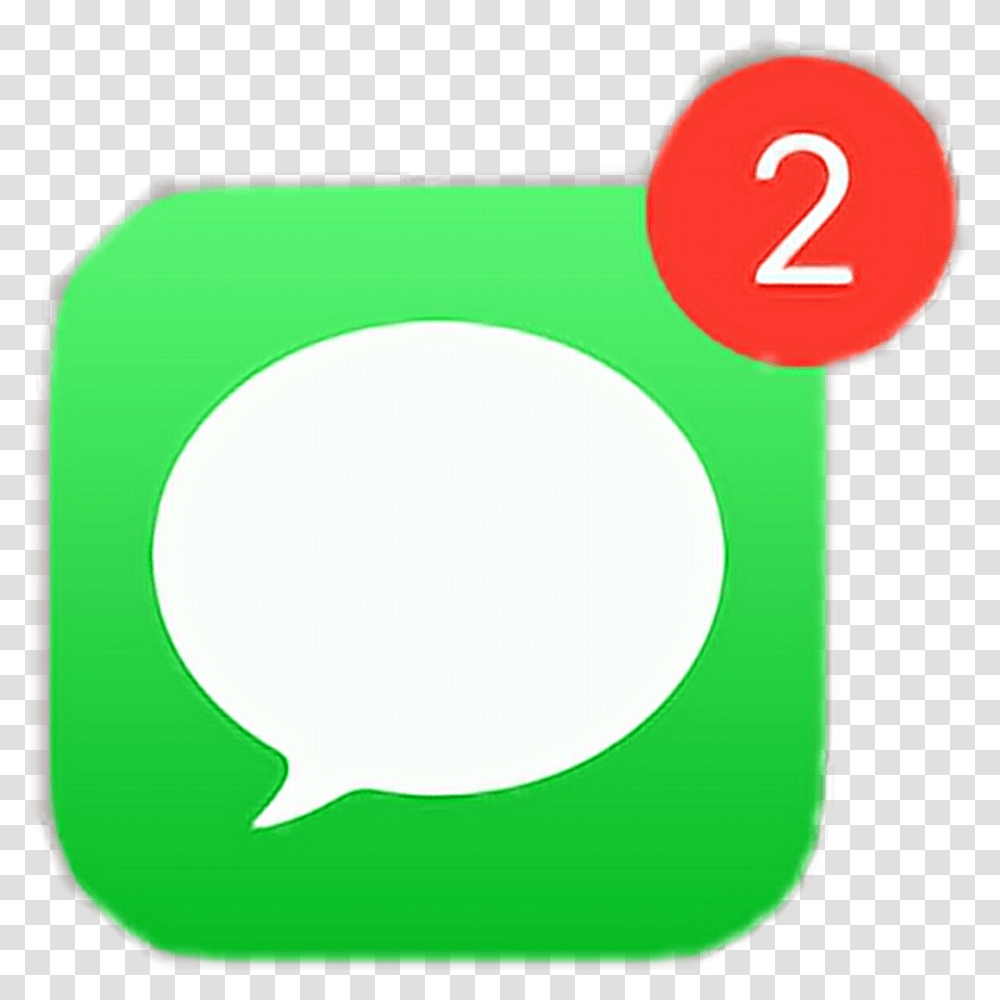 Messages App Notification Iphone Iphone Notification Clipart, Text, Symbol, Number, Security Transparent Png