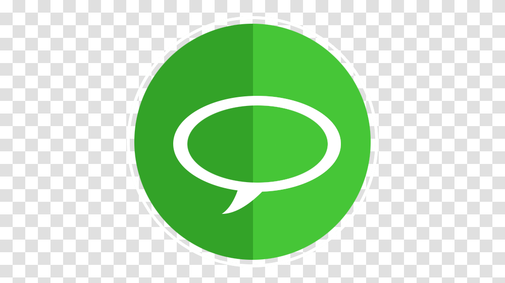 Messages Icon Flat Circles Icon Pack Softiconscom Message Icons Green Circle, Logo, Symbol, Trademark, Label Transparent Png