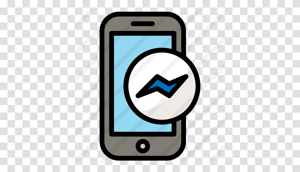 Messenger Icon, Electronics, Phone, Mobile Phone, Cell Phone Transparent Png