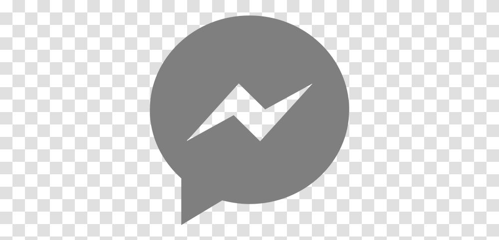 Messenger Icon Gray Facebook Messenger Icon Grey, Cross, Symbol, Stencil,  Transparent Png