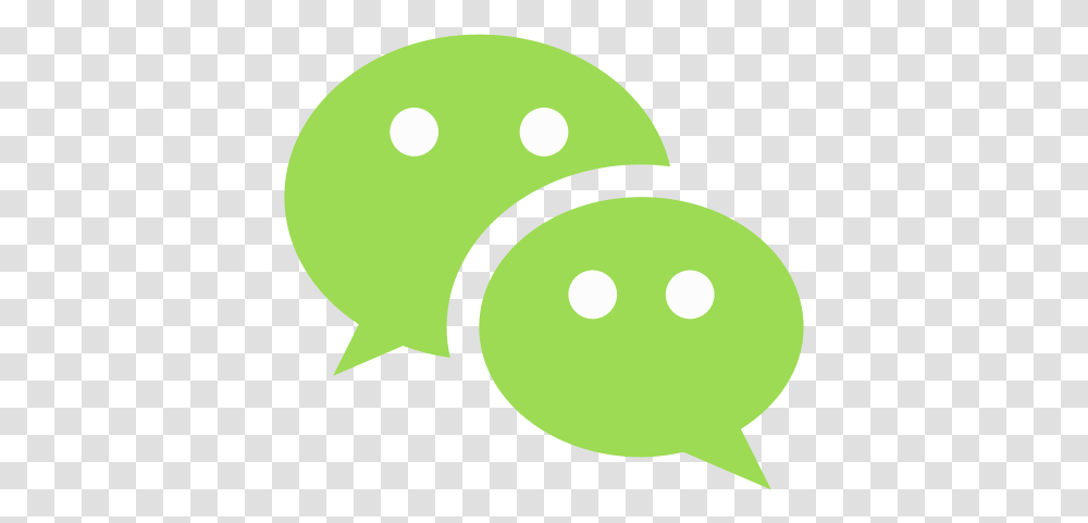Messenger Wechat Logo Social Icon Wechat Logo, Tennis Ball, Green, Plant, Food Transparent Png