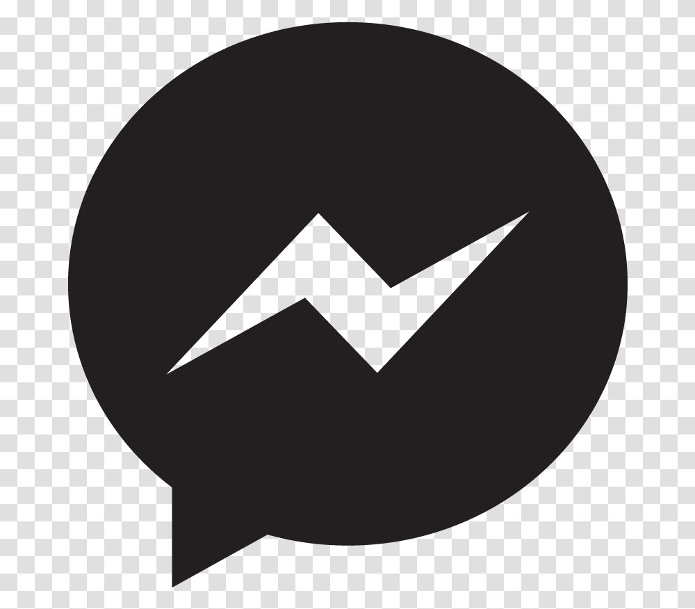 Messengericon Facebook Messenger Icon, Paper, Stencil Transparent Png